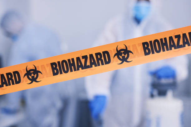 Professional Biohazard Cleanup technician working in Blair, WI